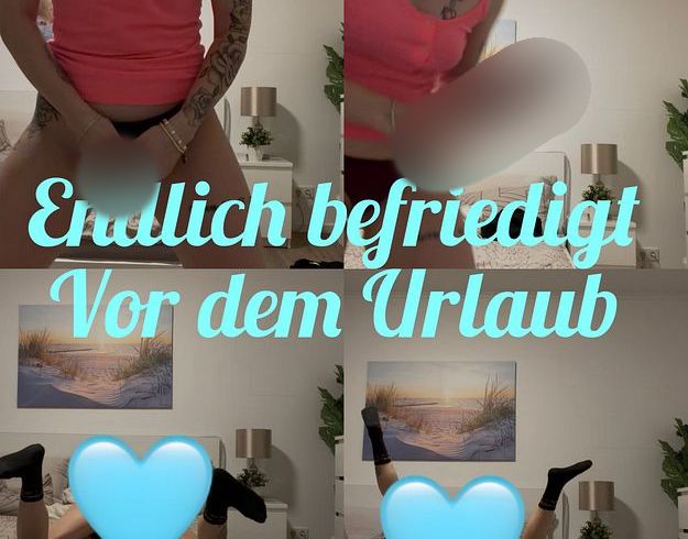 SexyJanaHot's Porno Video: Endlich befriedigt vor dem Urlaub