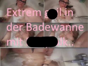 SexyJanaHot Porno Video: Extrem geil in der Badewanne mit Dirtytalk