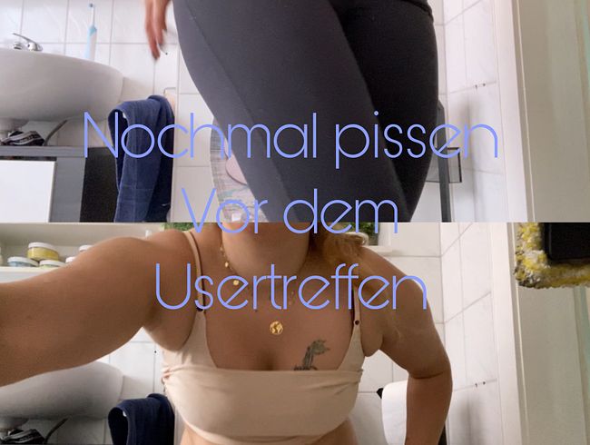 s*xyJanaHot Porno Video: Nochmal pi**en vor dem Usertreffen
