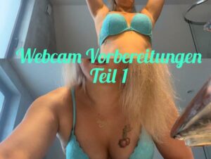 SexyJanaHot Porno Video: Webcam Vorbereitung Teil 1